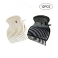 thumbnail image 1 of 12pcs Hair Rollers Clip Hot Roller Clips Hair Curler Claw Clips Hair Perm Insulation Clip Random Color, 1 of 5