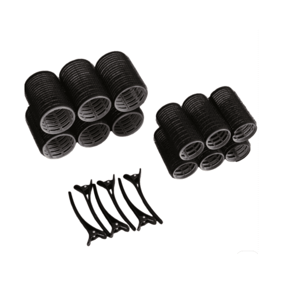 12pcs Hair Rollers for Women Set Heatless Velcro Rollers includes to Sleep in for Long