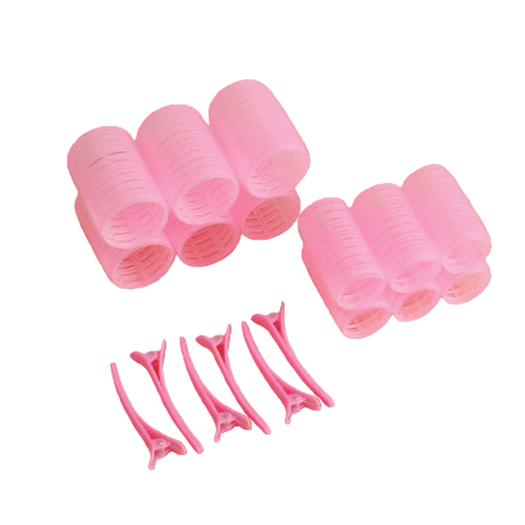 12pcs Hair Rollers for Women Set, Reusable Velcro Rollers for Hair, Self Grip Rollers Hair Curlers, Heatless Curls