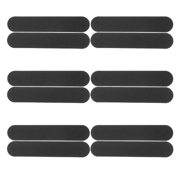 HAKIDZEL Clothing Labels Black Diy 12Pcs 3.3X0.6X0.2In