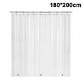 12pcs Heavy Duty Crystal Clear Thick Shower Curtain Liner with