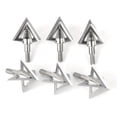 thumbnail image 1 of 12pcs Heavy-Duty Hunting Arrowheads - Sharp Shooting Star Cross design, for Archery, Crossbow, Airsoft - Compatible with All Bows - Durable Metal Construction for Professional & Beginner Hunters, 1 of 6