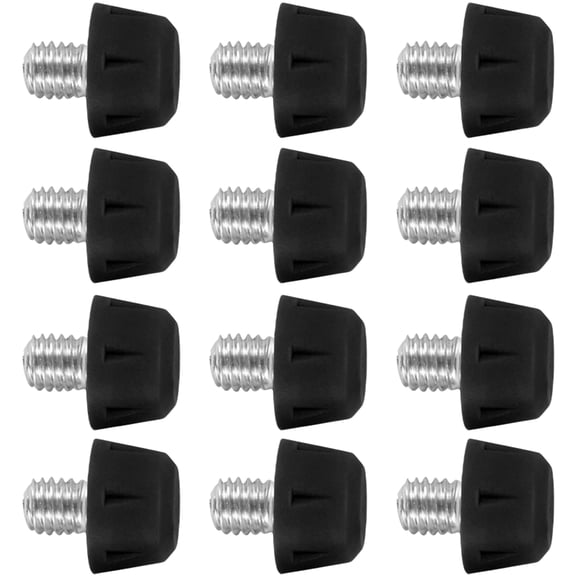 12pcs High Traction Plastic Soccer Cleat Studs Durability Sport Accessory for Field Sports and Athletic Shoe Maintenance
