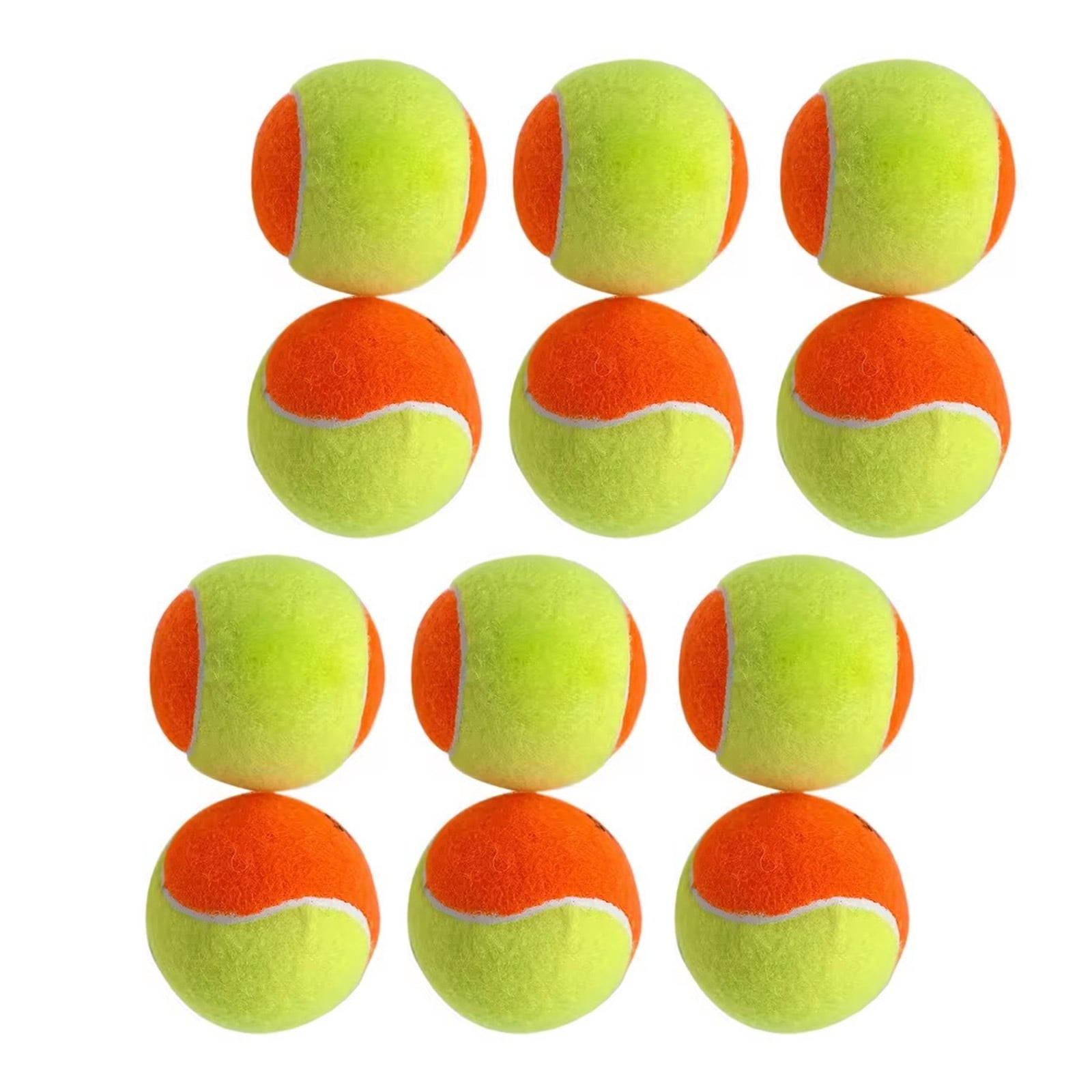 12pcs Impacts Resistance Sport Rubber Tennis Soft Professional Tennis Paddleball Training Practice Sport Rubber Tennis