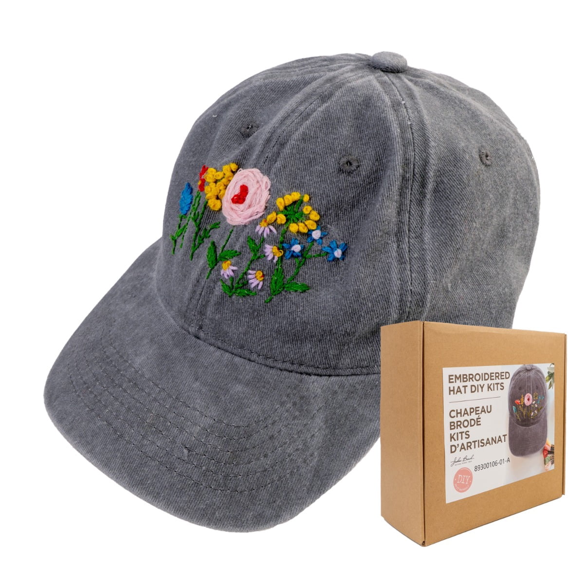 12pcs John Bead Embroidery DIY Kit Hat for DIY Arts and Crafts Making