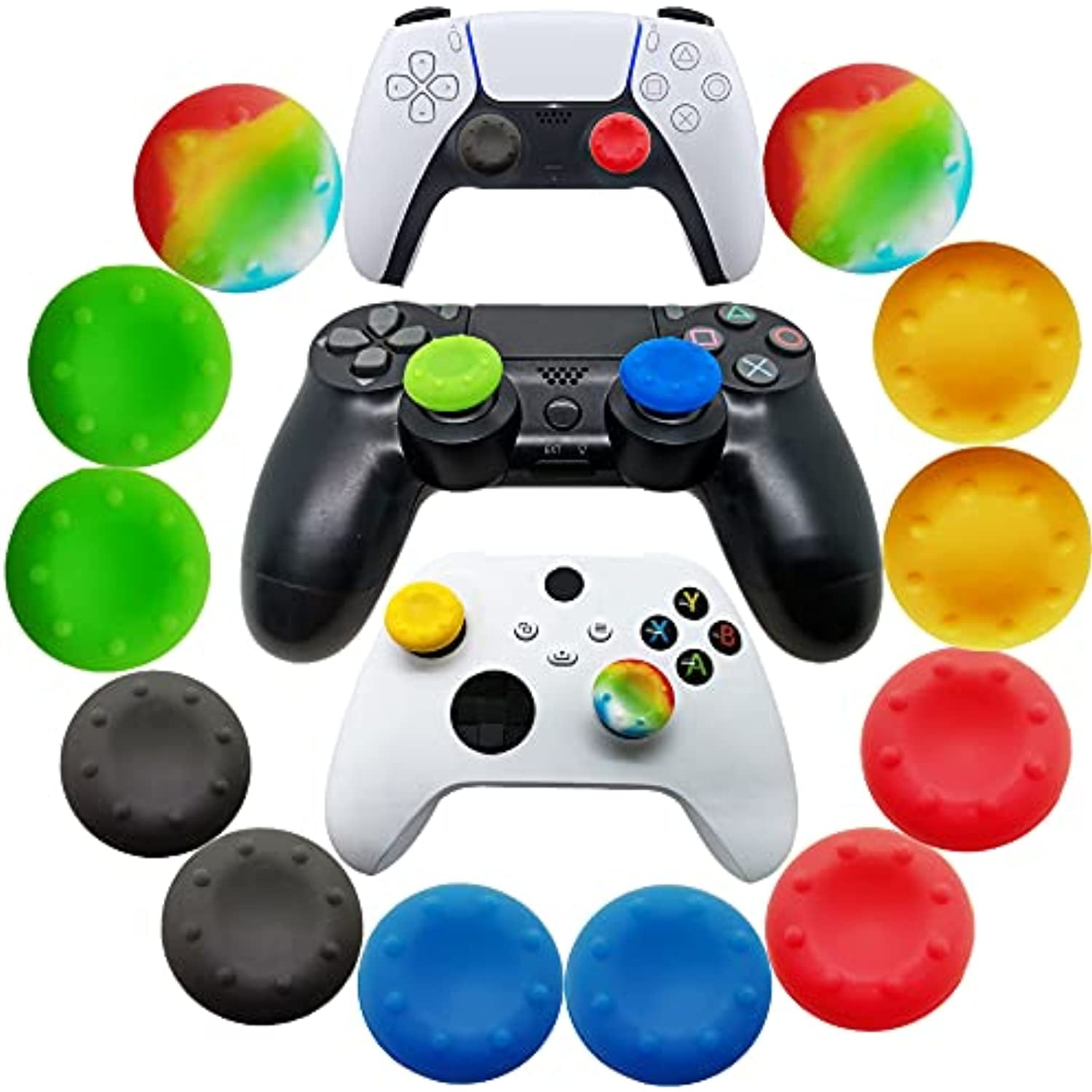 30 piezas Joystick Grip para controlador Ps5 Ps4, silicona Thumb Grips Caps  Cover Analog Stick para Playstation 5, Playstation 4 Controller, Xbox 360,  Xbox One Controller (B 30pcs) : Precio Guatemala