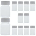 thumbnail image 1 of FONDOTIN Transparent Pc Juice Bottles for Storing Beverages Anti-Leak Sealed Lids 12Pcs, 1 of 6
