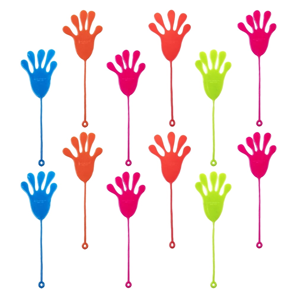 12pcs Kids Stretchy Sticky Hands Toys Sticky Hands Party Favor Toys for