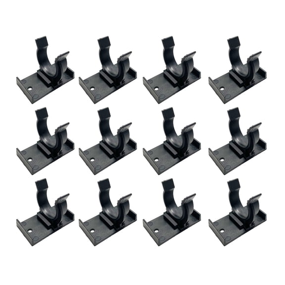 12Pieces Kitchen Plinths Clip Sturdy Plastic Kickboarded Brackets for 32 42mm Cabinet Feet Without Screws Daily Use