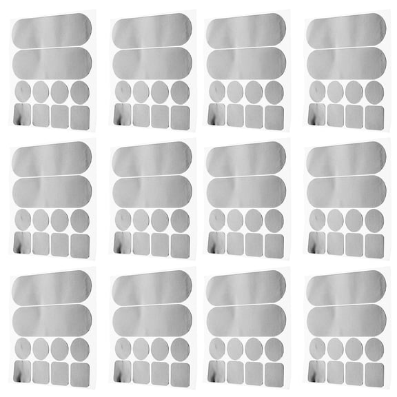 Raindrops Aluminum Patch Kitchenware Silver 12Pack