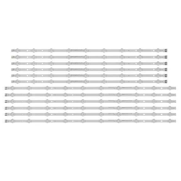 12pcs LED Backlight Strips for Samsung 2013SVS65 3228N1 UN65J6200AF UN65H6203AF UN65H6350AF UN65H6300AF UN65H7150 D3GE-650SMA-R3 D3GE-650SMB-R1 BN96-34562A BN96-34563A BN96-29077A BN96-29076A