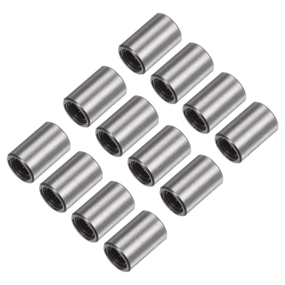12pcs LM4UU Linear Ball Bearings, 4mm Bore Dia, 8mm OD,12mm Length, Linear Motion Bearing for CNC Machine