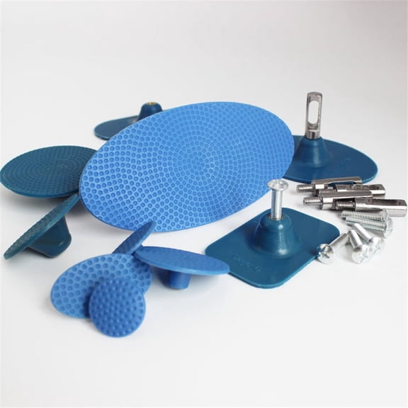 12pcs Large Blue Glue Tabs Auto Car Body Paintless Dent Repair Tools Remover Set