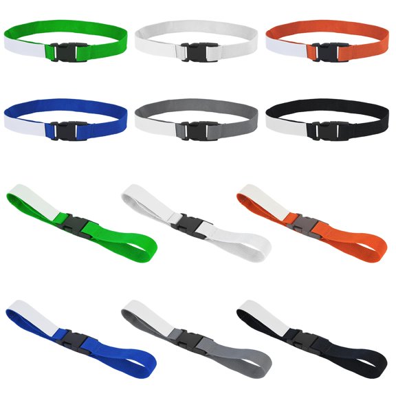 12pcs Laundry Straps with Buckle 6 Color Wash Care Loops 22 Inch 1 Pack