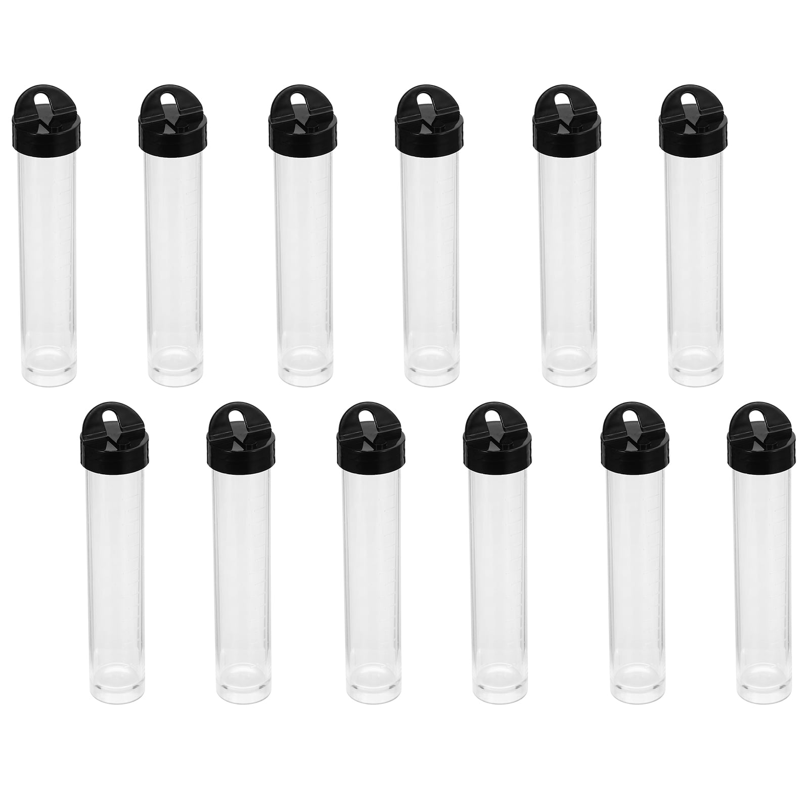 12pcs Liquid Sampling Vial 10ml Testing Tube Small Storage Bottle Vial ...