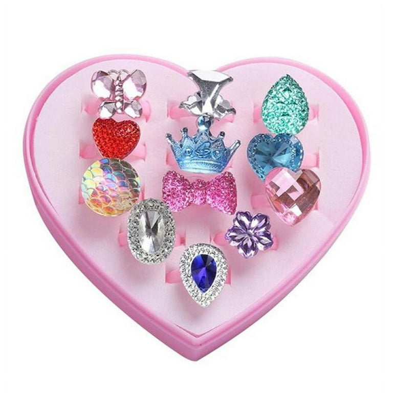 12PCS ring Girls' Rings Little Girls Jewelry Jewelry for Girls Kids Jewelry  for