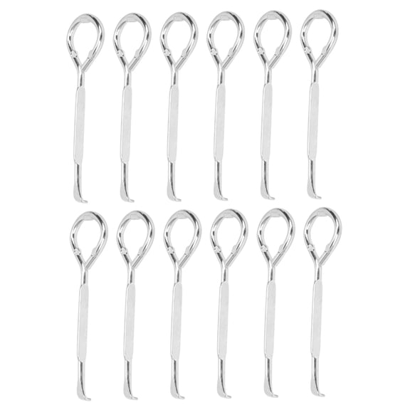 12pcs M10 Steel Can Opener - Heavy Duty Multi-Functional Paint Bucket & Bottle Opening Tool