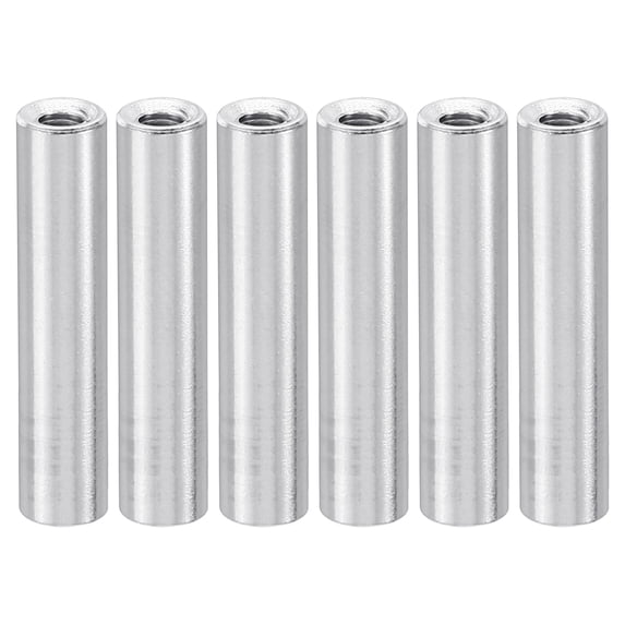12pcs M3 Aluminum Spacers,M3 Metal Spacer Aluminum 3mm ID x 5mm OD x 28mm L Threaded Spacer Screw Standoff Round for RC Car Drones Motherboard,Silvery