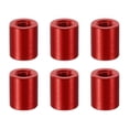 thumbnail image 1 of 12pcs M3 Aluminum Spacers,M3 Metal Spacer Aluminum 3mm ID x 6mm OD x 8mm L Threaded Spacer Screw Standoff Round for RC Car Drones Motherboard,Red, 1 of 6
