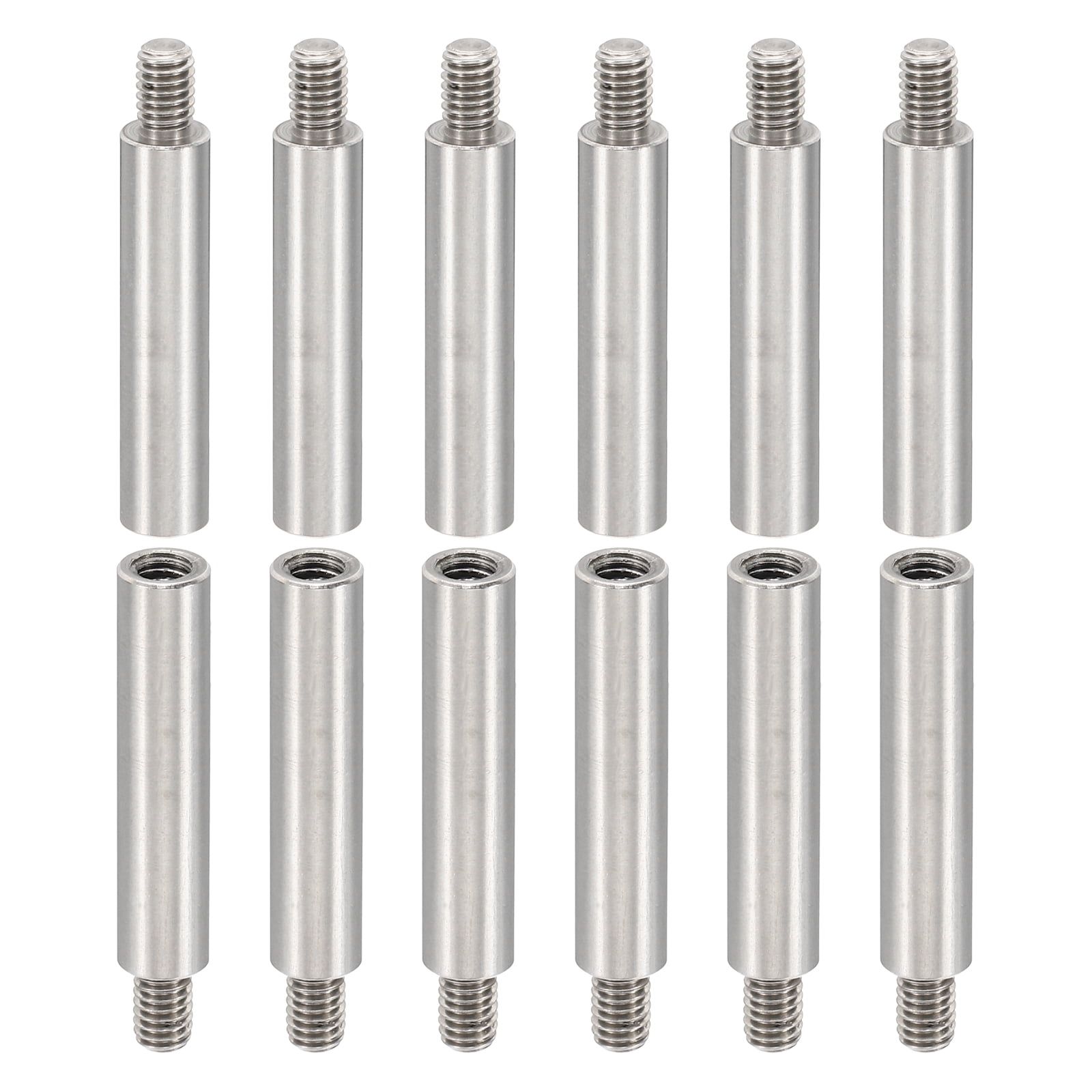 12pcs M4 Standoffs, M4 30+6mm Spacer Standoffs Steel Threaded Standoffs ...