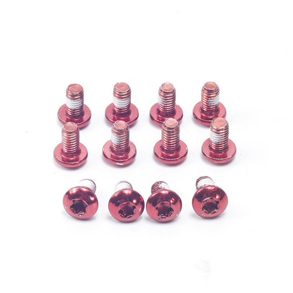 12pcs M5x9mm Disk Brake For ROTOR Bolts Steel T25 Bike Bicycle Brakes Disc Screws