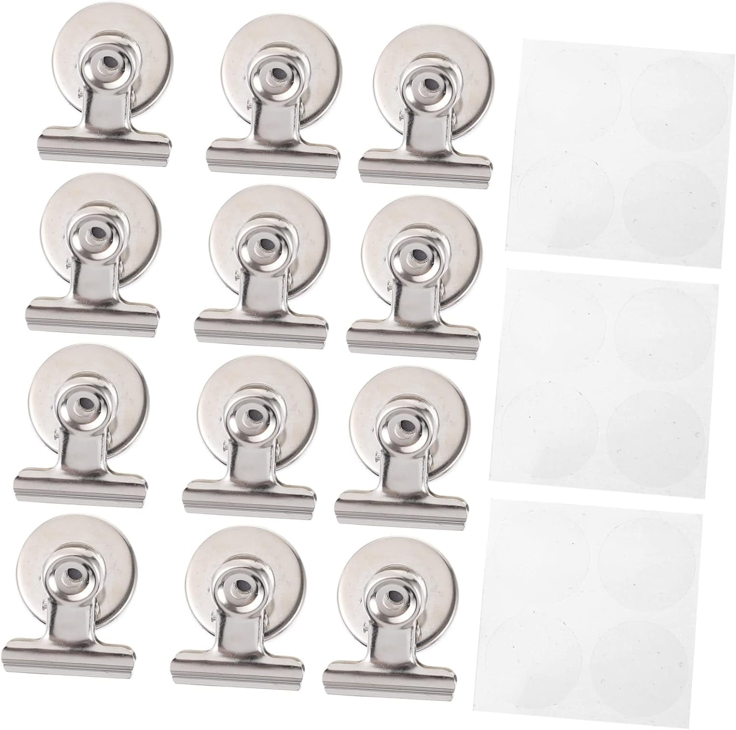 12pcs Clip Photo Binder Metal Binder Clips Stainless Steel Clips