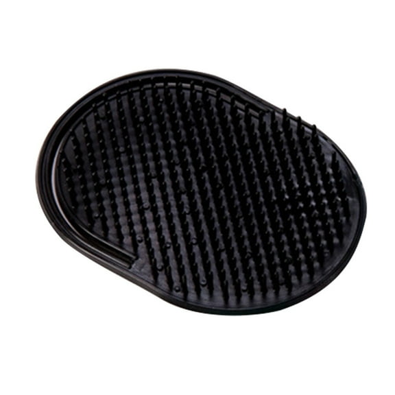 12pcs Men Palm Brush Finger Massage Comb Portable Hair  Shampoo  Pocket Comb Scalp Massager Brush for Home and Travel(Black)