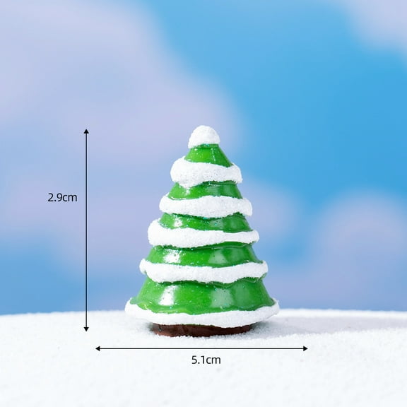 12pcs Mini Christmas Tree Assortment Artificial Xmas Tree Holiday Decoration
