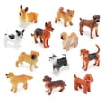 thumbnail image 1 of 12pcs Mini Dog Figurines,Hand Painted Tiny Dogs Realistic Detailed Plastic Puppy Figures for home decor, 1 of 9