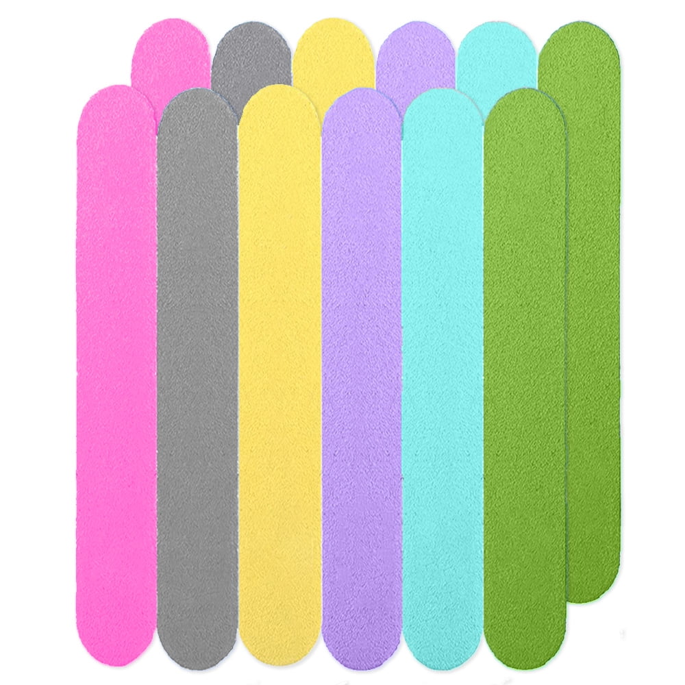 12pcs Mini Nail File Stylish Practical Fingernail File for Natural and Fake Nails Emery Boards