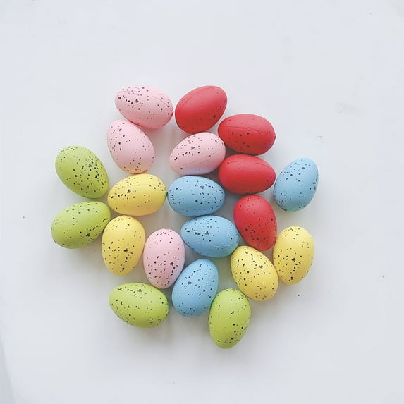 12pcs Mini Speckled Easter Eggs,Easter Egg Gifts Clearance by VOTRUDI,DIY Wreath and Basket Fillers for Spring Home Decor,A