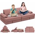 12pcs Modular Kids Play Couch Kids Couch for Playroom, Toddler Couch