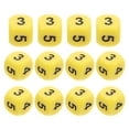 12pcs Number Dice Props Board Game Accessory Number Dices Math Learning