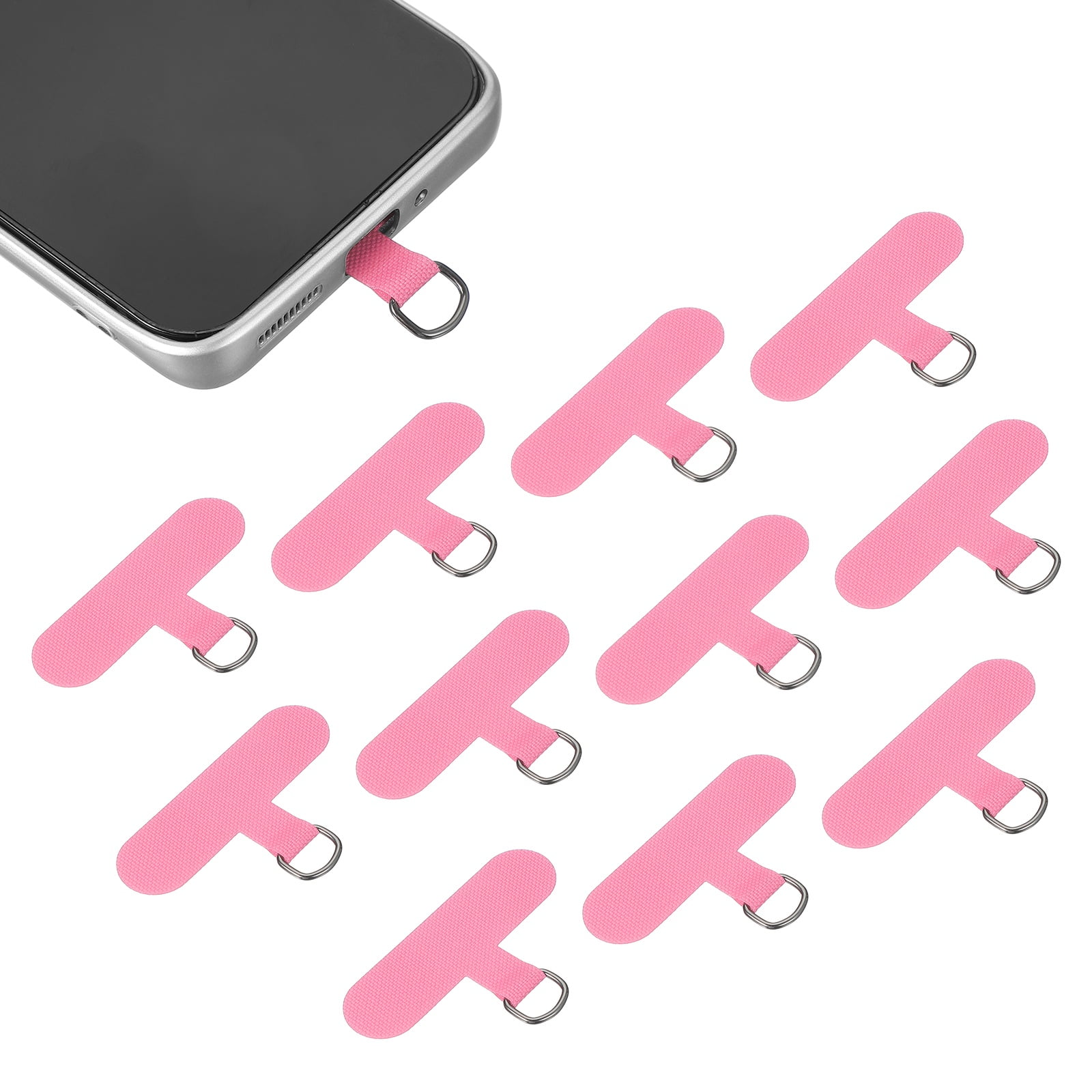 12pcs Phone Tether Tab, Universal Phone Lanyard Patch T Shape Cell Phones  Strap Replacement Part for Most Smartphone Cases, Pink - Walmart.com