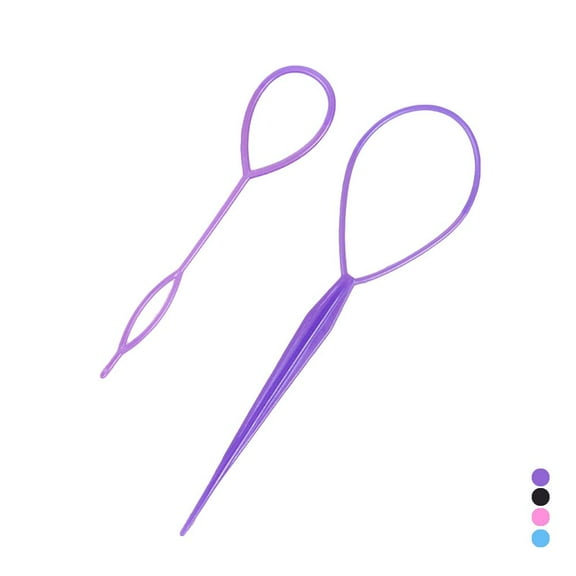 12pcs Plastic Magic Topsy Hair Braid Accessories Ponytail Maker Clip Tool Hair Styling Accessories for Women