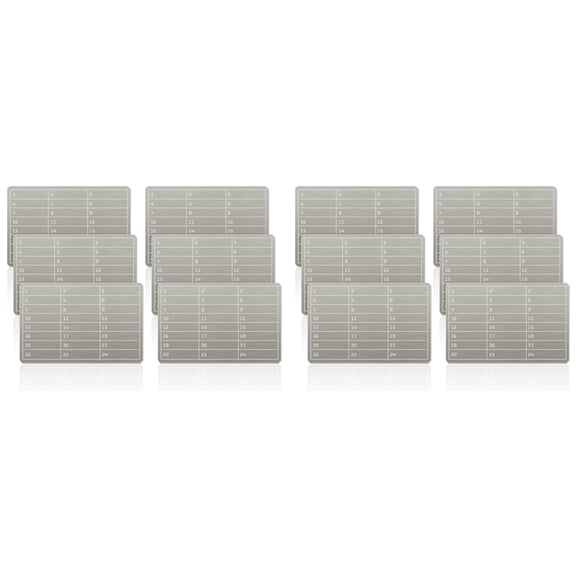 12pcs Plates Stainless Steel Wallet Crypto Cryptocurrency Storage Crypto Wallet for Bitcoin Hardware Cold Backup