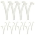 thumbnail image 1 of TABLZONE White Plastic V-Clips for Pool Skimmer Nets and Brushes, Secure Grip Swimming Pool Accessories, 1 of 8