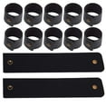 thumbnail image 1 of FONDOTIN Silverware Wrapping Bands Napkin Rings Black 12Pcs For Table Decor Home Users Hotel Staff, 1 of 7