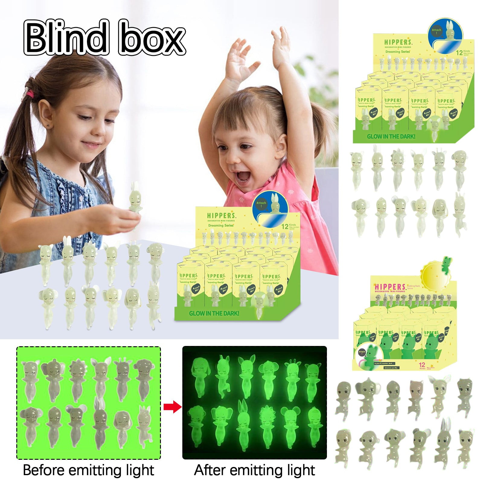 12pcs Randomly Design Action Dolls Collect Toys Home Decorations