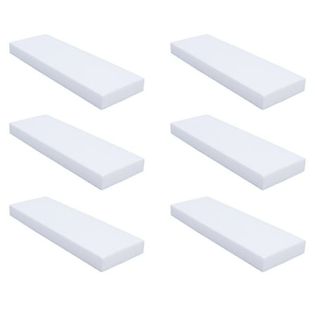 FONDOTIN DIY Foam , Smooth Surface for Crafting, White, 12Pcs
