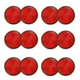 thumbnail image 1 of 12pcs Round Red Reflector Universal for ATV 5.6 X 0.8cm, 1 of 4