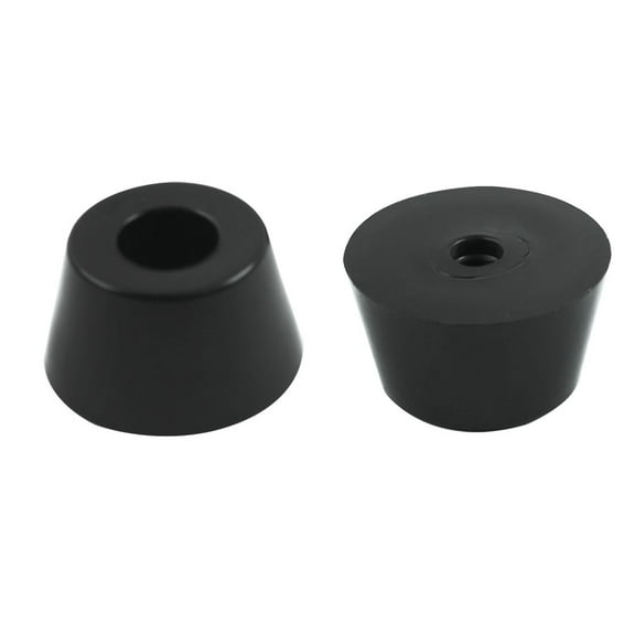 12pcs Rubber Feet Bumper Furniture Amplifier Cabinet Leg Pads, D31x24xH18mm