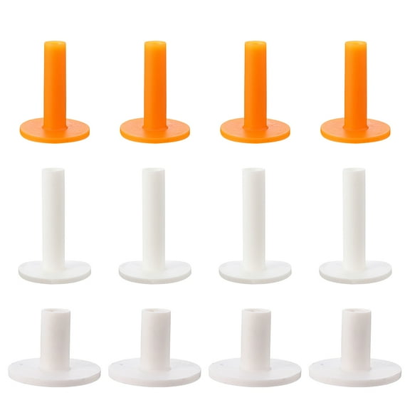 12pcs Rubber Golfs Tees Driving Range Golfs Tee Portable Golfs Balls Holder Golfs Accessories