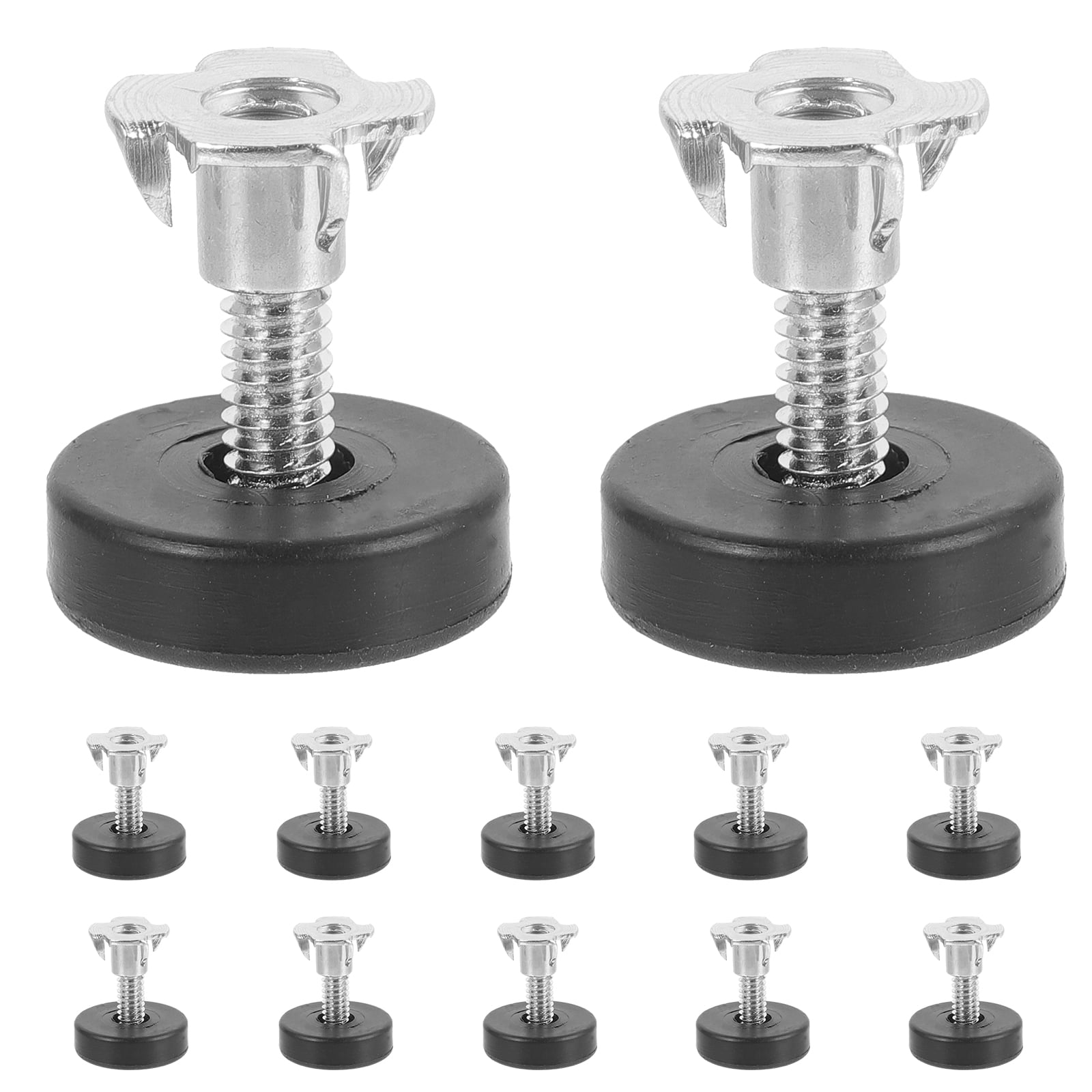 12pcs Screw In Furniture Feet Adjustable Furniture Feet Levelers for Furniture Chairs Tables