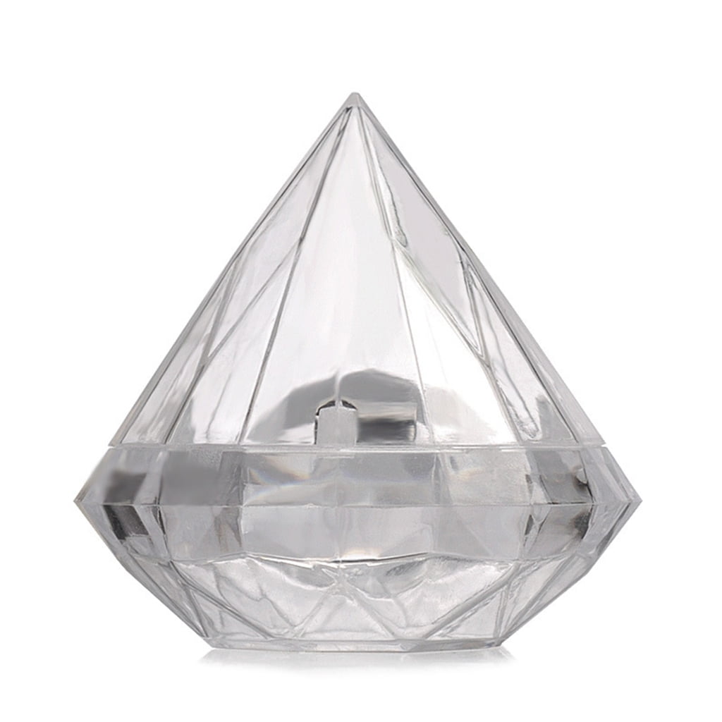 12pcs Shape Clear Candy Box Treat Gift Boxes Containers for Wedding