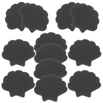 12pcs Shell Shape Non- Bathtub Stickers Shower Treads Adhesive Safety Decals Strips for Bathroom