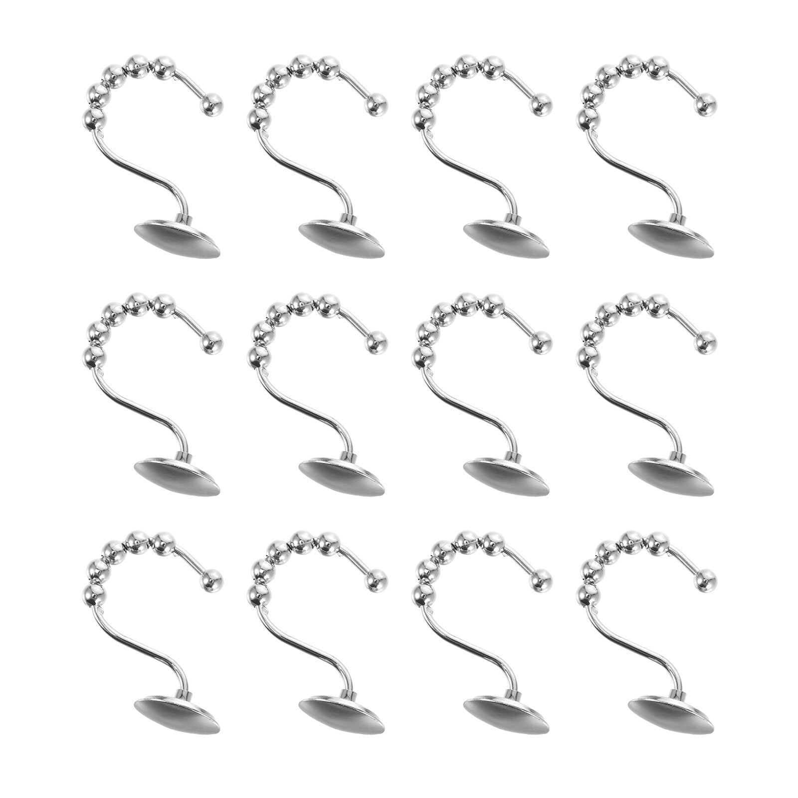 12pcs Shower Curtain Hook For Window Curtain Shower Hook For Bathroom