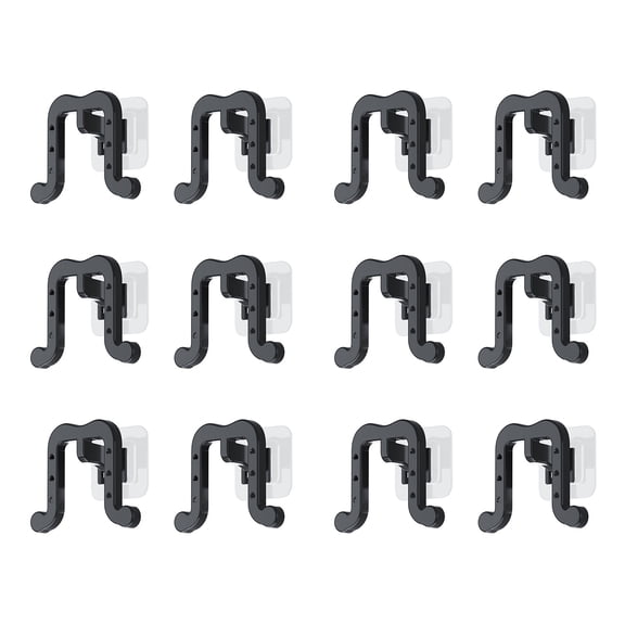 12pcs Slippers Rack Shoe Holders Wall for Shoe Shelf Storage Hooks Shoe Shelf Rack Bathroom Door Closet Decor