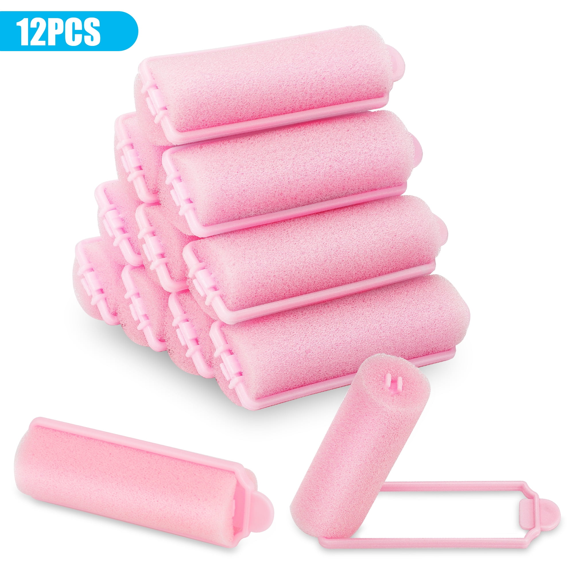 12pcs Sponge Hair Rollers for Women, EEEkit 2.7'' Soft Foam Hair