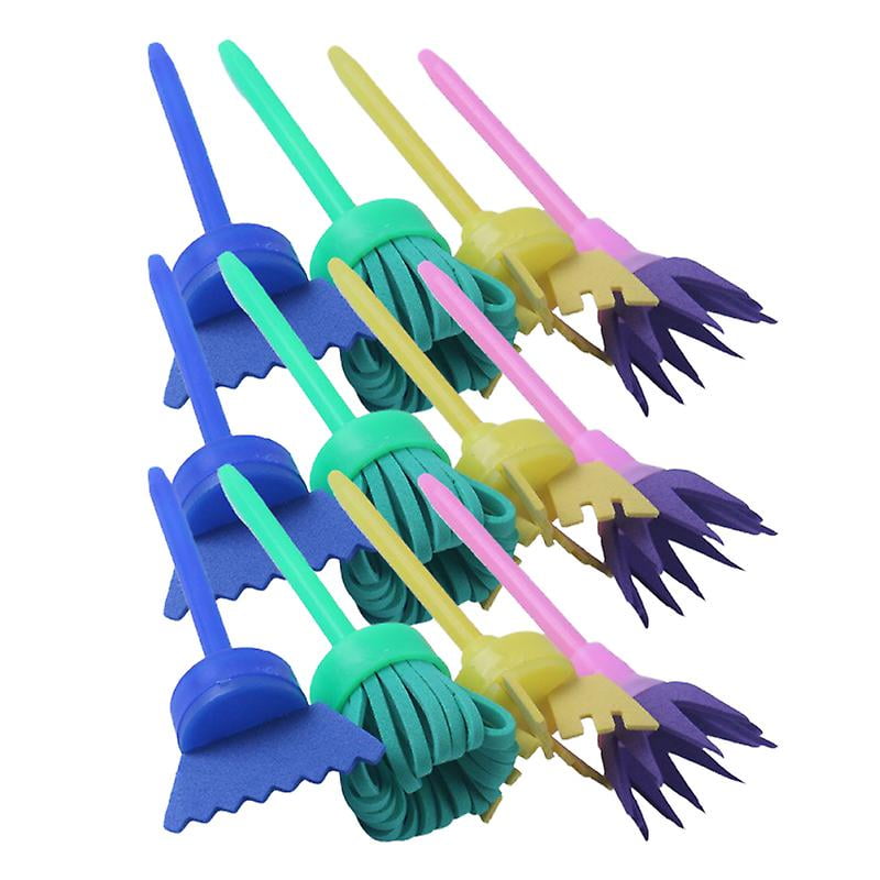 12pcs Sponge Paint Brush